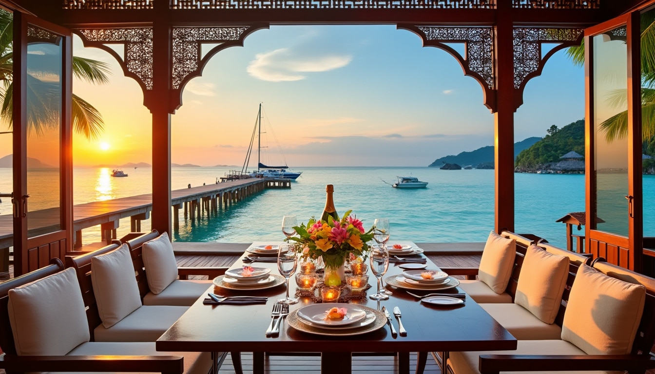 descubre los mejores lugares para comer en phuket, donde puedes disfrutar de una variedad de deliciosas cocinas locales e internacionales. desde puestos de comida callejera hasta restaurantes de lujo, explora los mejores lugares para cenar que ofrecen experiencias culinarias inolvidables en esta hermosa isla tailandesa.