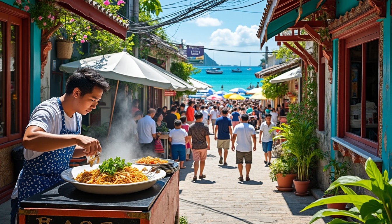 descubre la vibrante vida diaria en phuket, donde las impresionantes playas, la rica cultura y la deliciosa cocina se entrelazan. únete a los locales en sus rutinas, explora mercados bulliciosos y experimenta la mezcla única de relajación y aventura de la isla.
