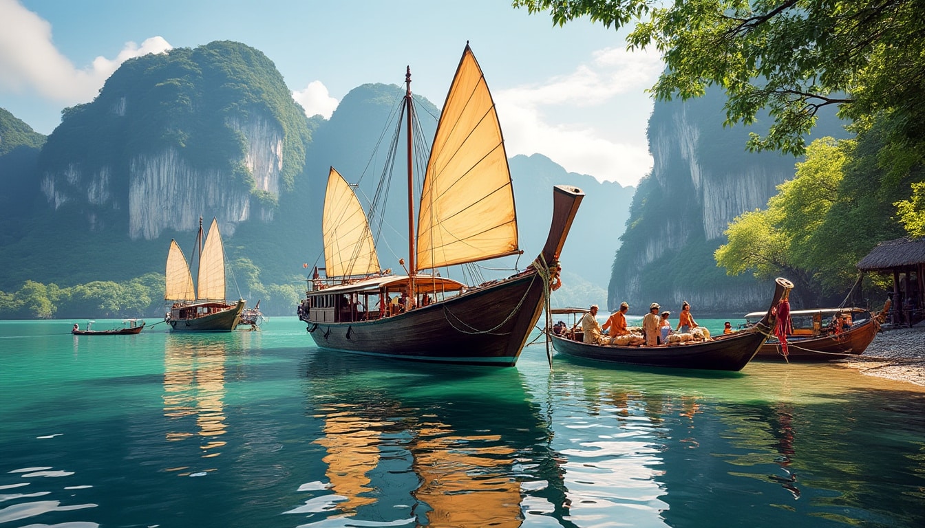 explorar la rica y vibrante historia de Phuket, una isla impresionante en Tailandia conocida por sus paisajes impresionantes, patrimonio cultural y transformación de un centro de minería de estaño a un destino turístico premier. descubrir las historias, influencias y eventos que han moldeado a Phuket en el único paraíso que es hoy.