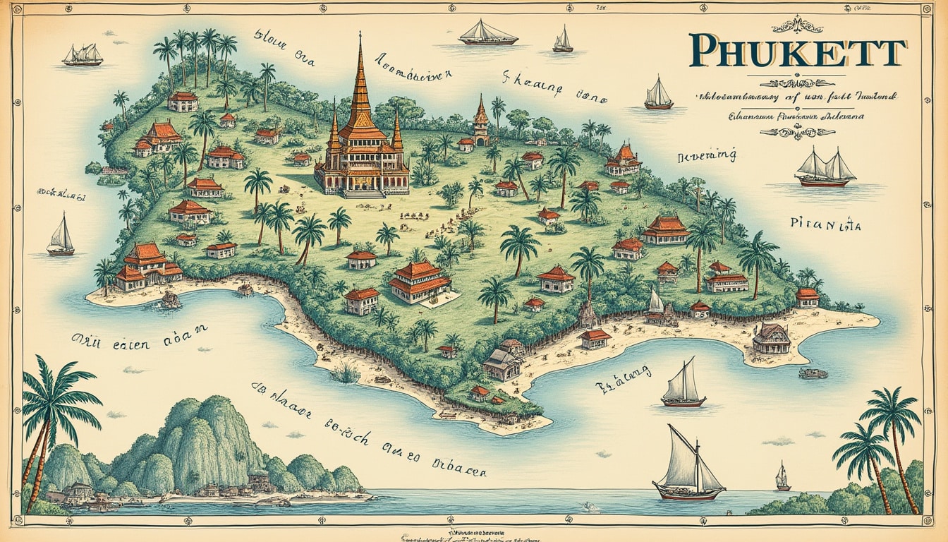 erkunden Sie das reiche kulturelle Gewebe von Phuket durch seine vielfältigen Namen, lebhaften Flaggen und einzigartige Identität. Entdecken Sie, wie diese Elemente die Geschichte der Insel und den Geist ihrer Menschen widerspiegeln.