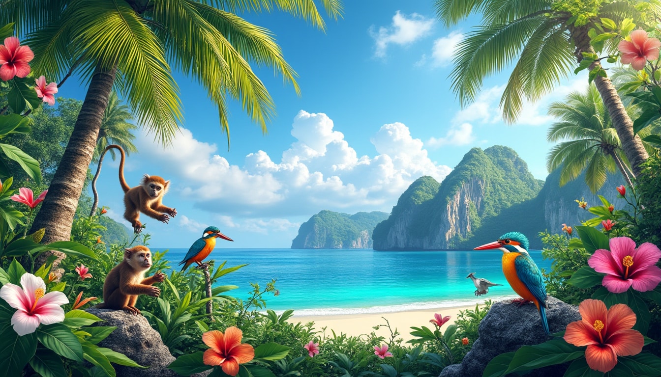 explore the breathtaking nature and wildlife of phuket, where lush landscapes and diverse ecosystems await. discover the island's stunning beaches, vibrant marine life, and unique flora and fauna while experiencing the beauty of thailand's natural heritage.