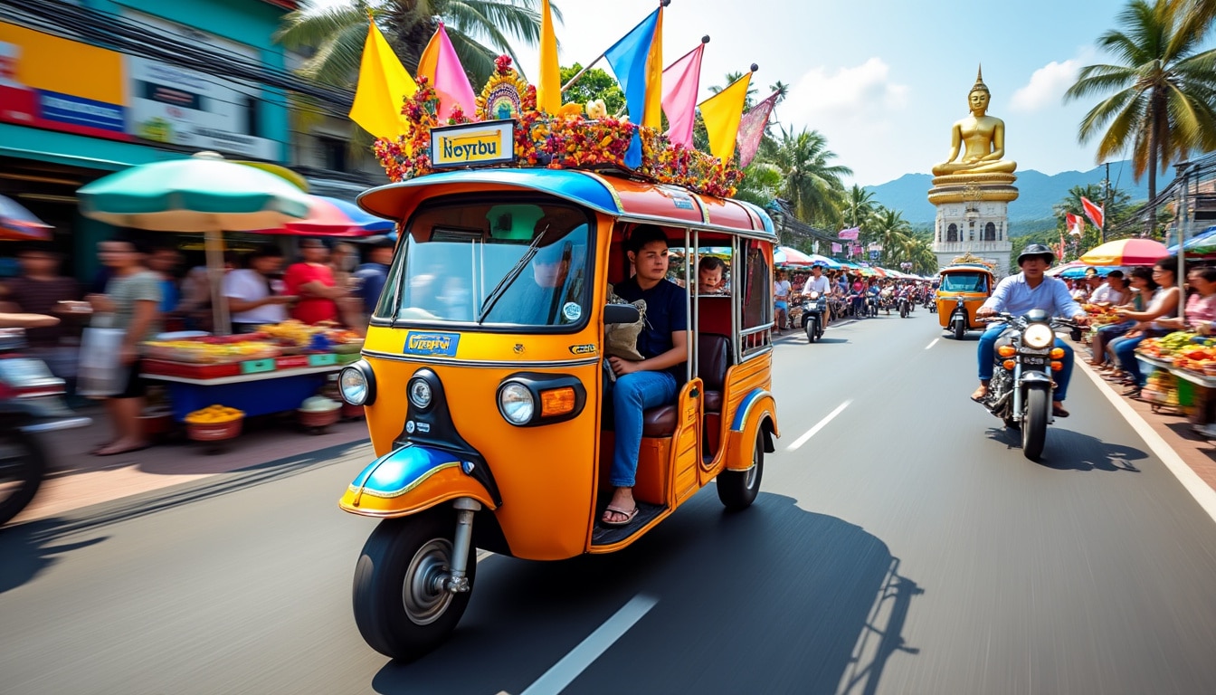 explorear los varios modos de transporte y opciones de movilidad en phuket, desde tuk-tuks panorámicos hasta un eficiente transporte público. descubre cómo navegar por esta hermosa isla sin esfuerzo mientras disfrutas de sus impresionantes paisajes y vibrante cultura.